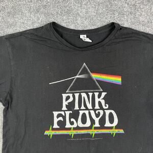 Instant Message T-Shirt Womens Size S Black Pink Floyd Band Graphic Rock Tee‎